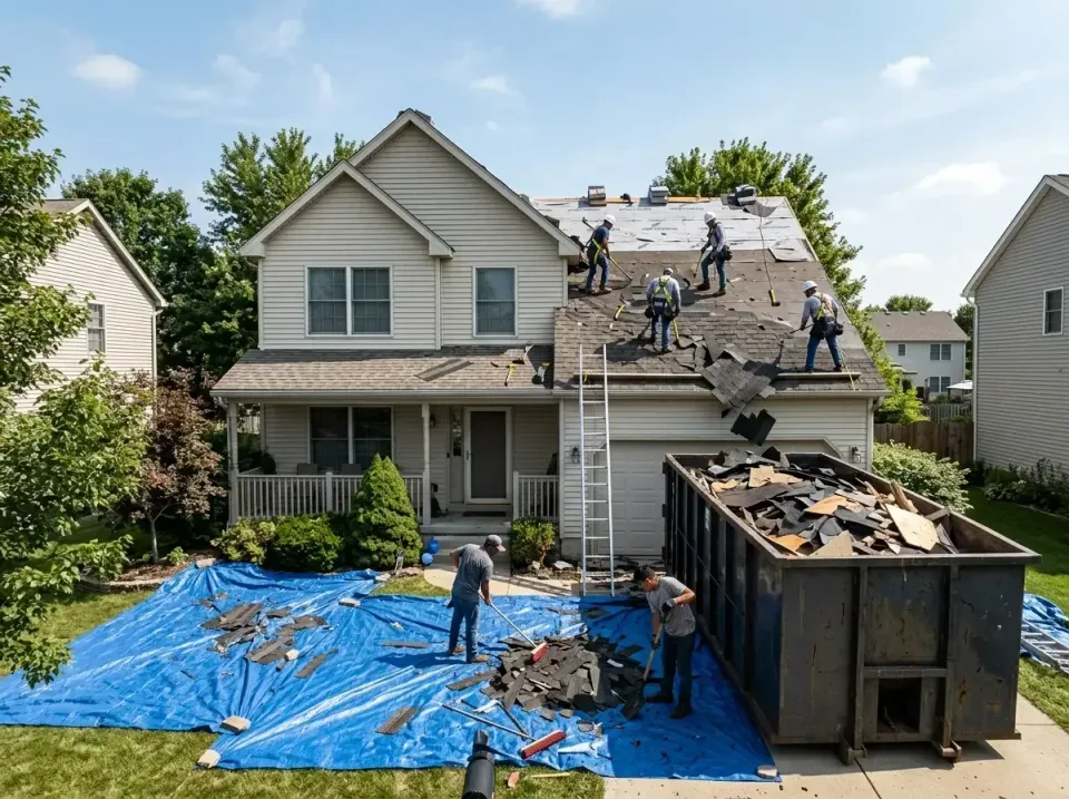 roof-replacement-debris-remova-004 — frequently asked questions, Cheapest Dumpster Rentals in Bullard, TX
